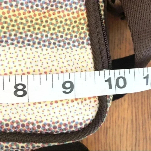 LeSportsac Crossbody,  Abstract Print, Multicolor, 10” x 9” x 4.5” - Picture 10 of 11